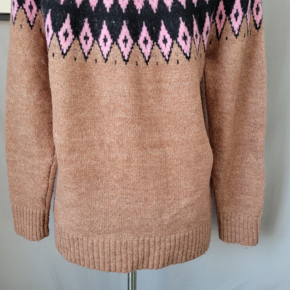 Aspen Fair‎ Isle Turtleneck Pullover Sweater  S - Picture 7 of 12